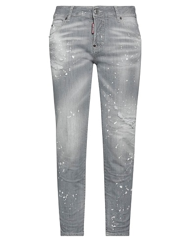 DSQUARED2 Denim pants Grey 98% Cotton, 2% Elastane