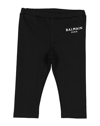 BALMAIN Leggings Black 68% Viscose, 28% Polyamide, 4% Elastane