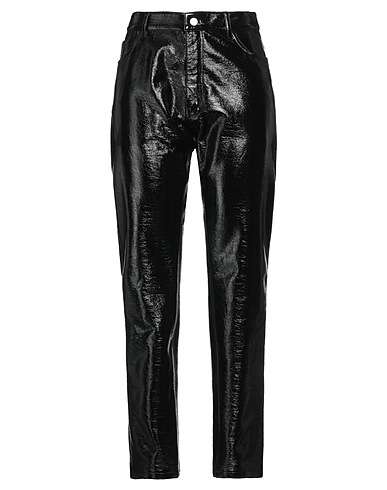 COURRÈGES Casual pants Black 88% Cotton, 10% Polyurethane, 2% Elastane