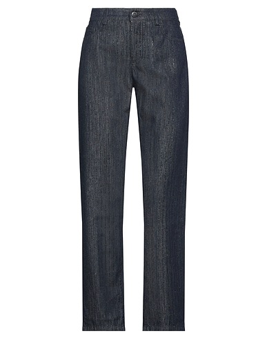 EMPORIO ARMANI Denim trousers Blue 100% Cotton