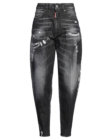 DSQUARED2 Denim trousers Black 98% Cotton, 2% Elastane