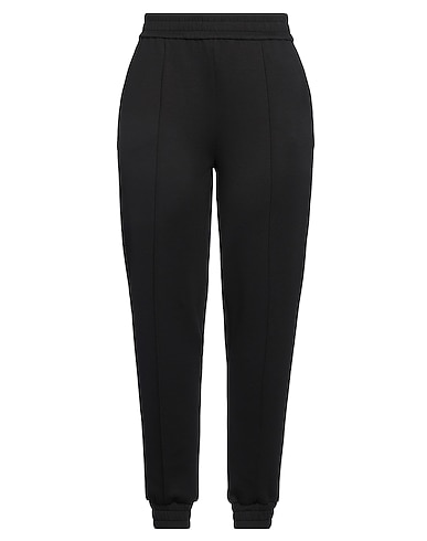 EMPORIO ARMANI Casual trouser Black 48% Polyester, 47% Viscose, 5% Elastane