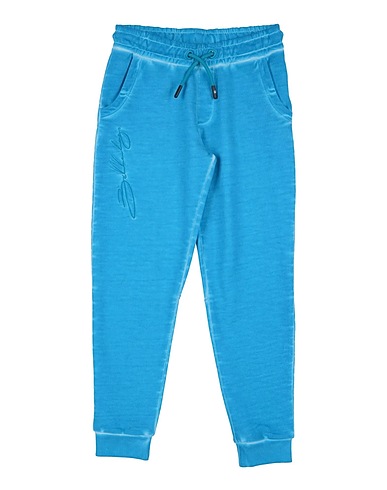 BIKKEMBERGS Casual pants Azure 100% Cotton