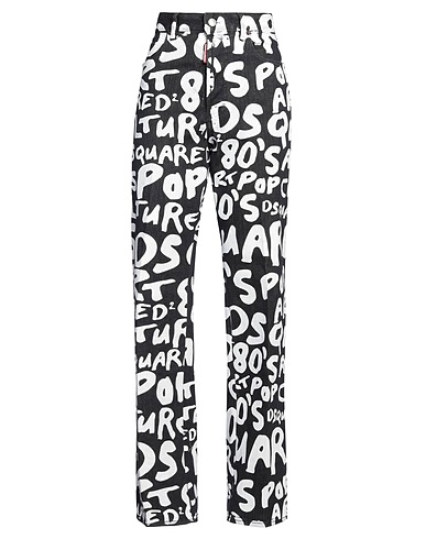 DSQUARED2 Denim trousers Black 92% Cotton, 6% Elastomultiester, 2% Elastane