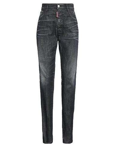DSQUARED2 Denim trousers Black 98% Cotton, 2% Elastane