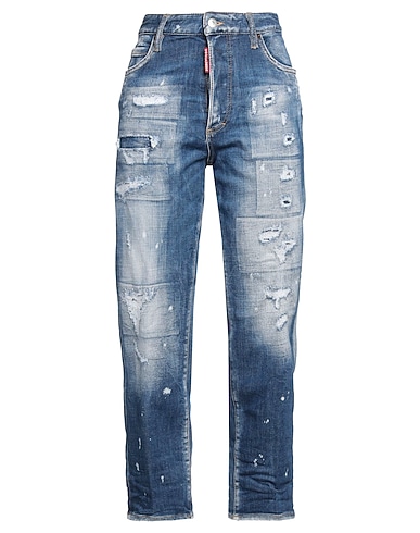 DSQUARED2 Denim trousers Blue 93% Cotton, 4% Polyester, 3% Elastane