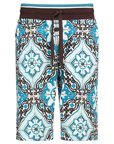 DOLCE&GABBANA Shorts & Bermuda Azure 100% Cotton