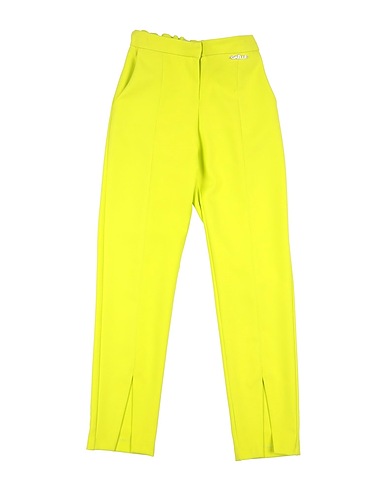 GAëLLE Paris Casual trouser Lime green 90% Polyester, 10% Elastane
