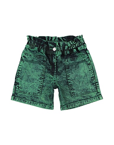 STELLA McCARTNEY KIDS Shorts & Bermuda Green 98% Organic cotton, 2% Elastane