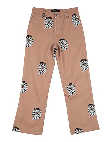 AMIRI Pantalone Khaki 100% Cotone