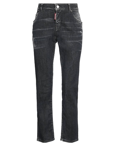 DSQUARED2 Denim trousers Black 92% Cotton, 6% Elastomultiester, 2% Elastane