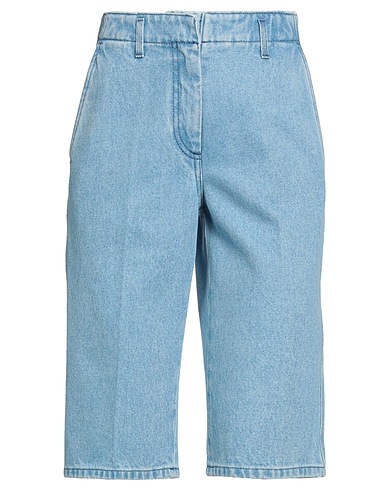 DRIES VAN NOTEN Denim shorts Blue 100% Cotton