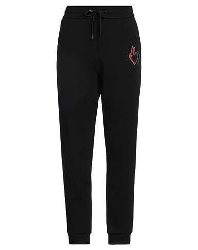 EMPORIO ARMANI Casual trouser Black 76% Cotton, 18% Polyester, 6% Elastane