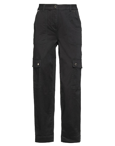 MICHAEL MICHAEL KORS Casual trouser Black 98% Organic cotton, 2% Elastane