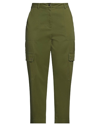 MICHAEL MICHAEL KORS パンツ グリーン オーガニックコットン 98% / ポリウレタン 2%