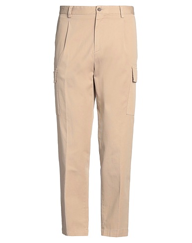 DEVORE INCIPIT Casual trouser Sand 98% Cotton, 2% Elastane