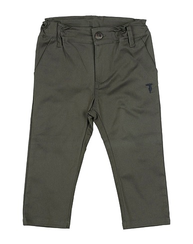 TRUSSARDI JUNIOR Casual pants Military green 97% Cotton, 3% Elastane