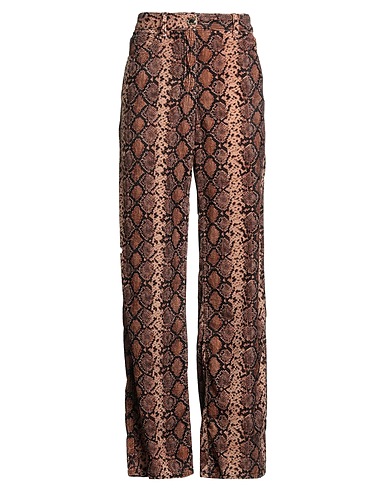 PINKO Casual trouser Camel 100% Cotton