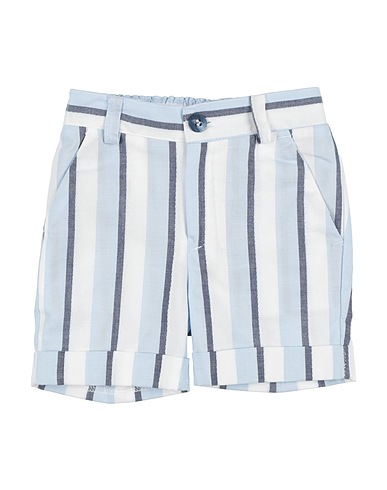 MANUELL & FRANK Shorts & Bermuda Sky blue 54% Cotton, 46% Polyester
