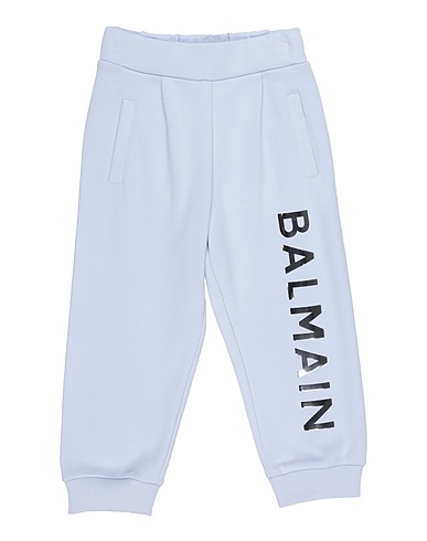 BALMAIN Casual pants Sky blue 100% Cotton
