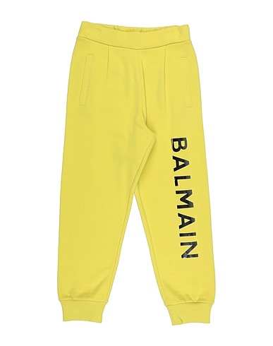 BALMAIN Pantalone Verde lime 100% Cotone