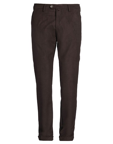 B SETTECENTO Hosen Dunkelbraun 37% Polyester, 37% Wolle, 24% Viskose, 2% Elastan