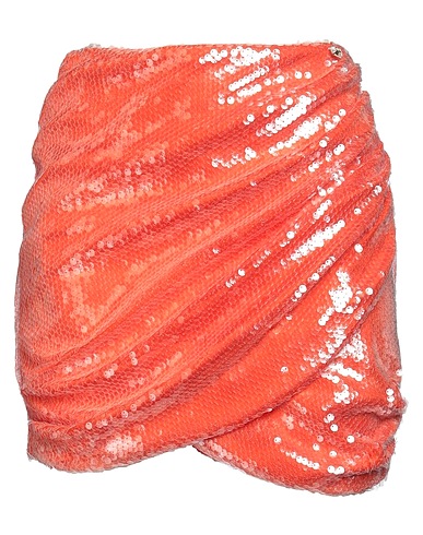 RELISH Mini skirt Orange 100% Polyester