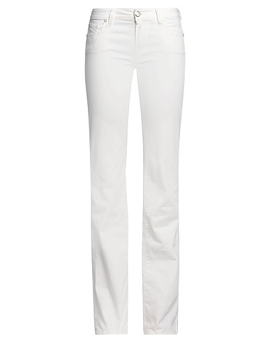 JACOB COHЁN Casual trouser White 97% Cotton, 3% Elastane