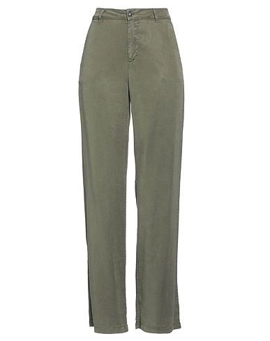 WOOLRICH Hosen Militärgrün 100% Lyocell