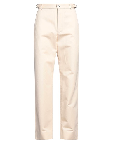 JACQUEMUS Casual pants Ivory 82% Cotton, 18% Linen