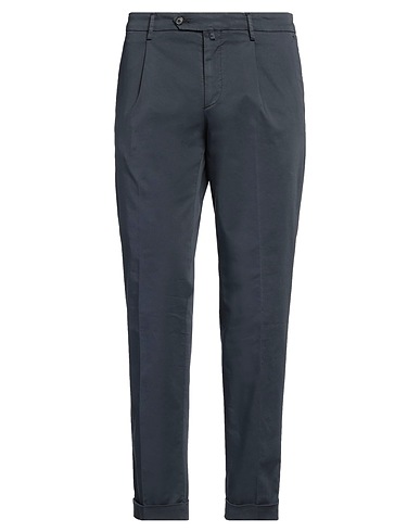 LUIGI BORRELLI NAPOLI Pantalone Blu notte 97% Cotone, 3% Elastan