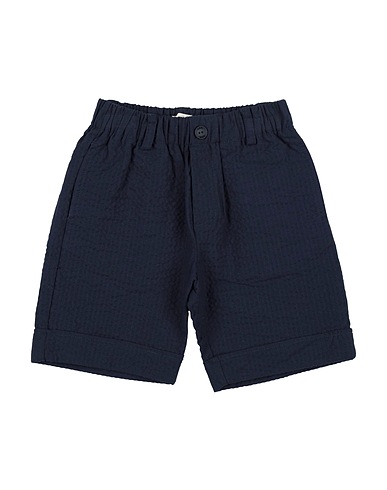 LALALÙ Shorts & Bermuda Navy 97% Cotton, 3% Elastane