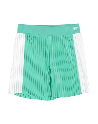 EMPORIO ARMANI Shorts & Bermuda Verde chiaro 100% Poliestere, Cotone