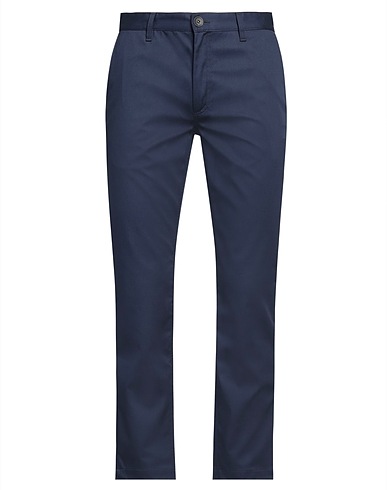 EA7 Casual trouser Navy blue 43% Cotton, 38% Polyester, 19% Viscose