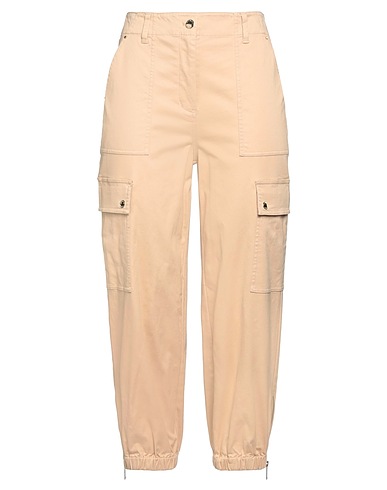 MICHAEL MICHAEL KORS Casual trouser Beige 98% Organic cotton, 2% Elastane