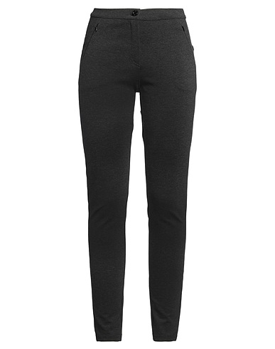 DIANA GALLESI Casual pants Charcoal 70% Viscose, 25% Polyamide, 5% Elastane