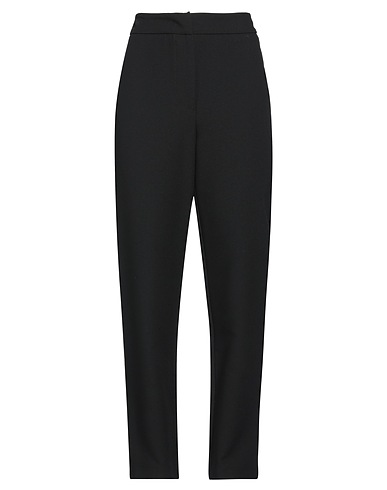 SILENCE LIMITED Pantalone Nero 77% Poliestere, 17% Viscosa, 6% Elastan