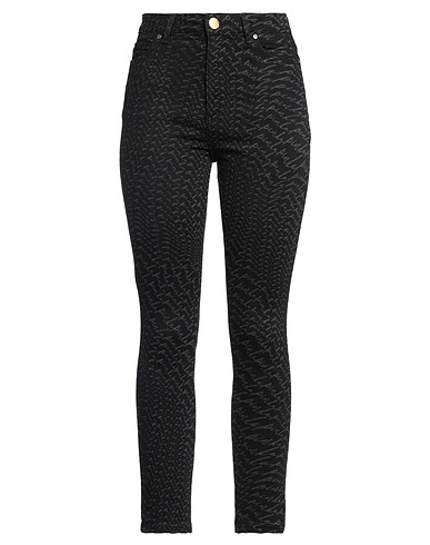 PINKO Denim trousers DENIM Black 78% Cotton, 15% Lyocell, 6% Polyester, 1% Elastane