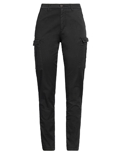 40WEFT Casual trouser Midnight blue 97% Cotton, 3% Elastane