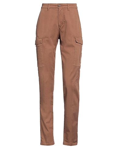 40WEFT Pantalone Marrone 97% Cotone, 3% Elastan