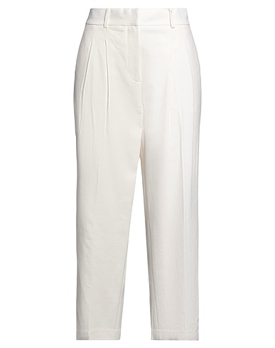 MICHAEL MICHAEL KORS Casual trouser White 54% Linen, 46% Viscose