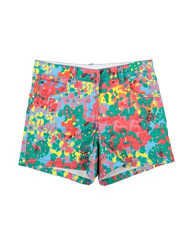 STELLA McCARTNEY KIDS Denim shorts Green 98% Cotton, 2% Elastane