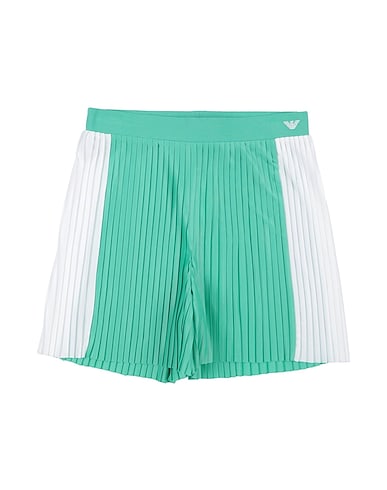 EMPORIO ARMANI Shorts & Bermuda Light green 100% Polyester, Cotton