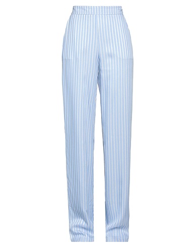 MANILA GRACE Casual trouser Sky blue 100% Viscose