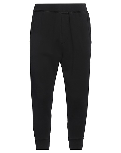 DSQUARED2 Casual trouser Black 100% Cotton, Elastane