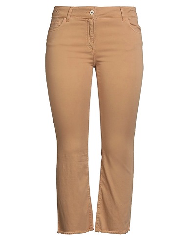 GIULIA VALLI Casual trouser Sand 57% Cotton, 40% Tencel™, 3% Elastane