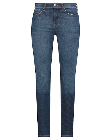 EMPORIO ARMANI Denim trousers Blue 98% Cotton, 2% Elastane