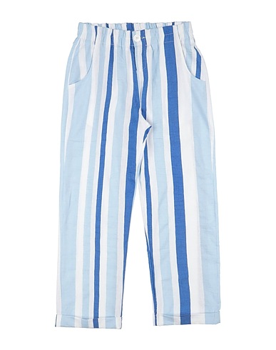 L:Ú L:Ú by MISS GRANT Casual pants Blue 40% Linen, 38% Cotton, 22% Polyester