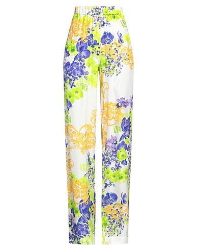 VERSACE Casual trouser White 100% Viscose