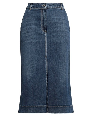 FABIANA FILIPPI Denim skirt 98% Cotton, 2% Elastane